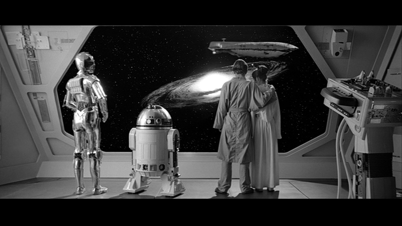 Illustration for article titled Greyscale Star Wars: Empire Strikes Back